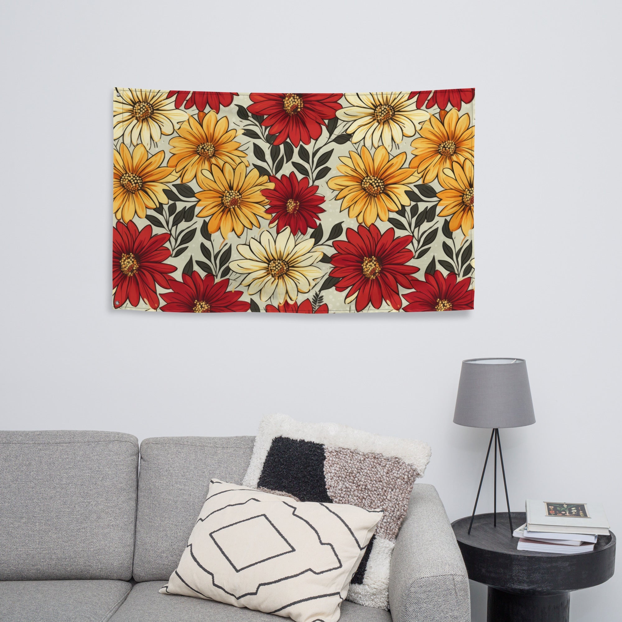 Floral Lover's Flower Enthusiast Wall Hanging Flag