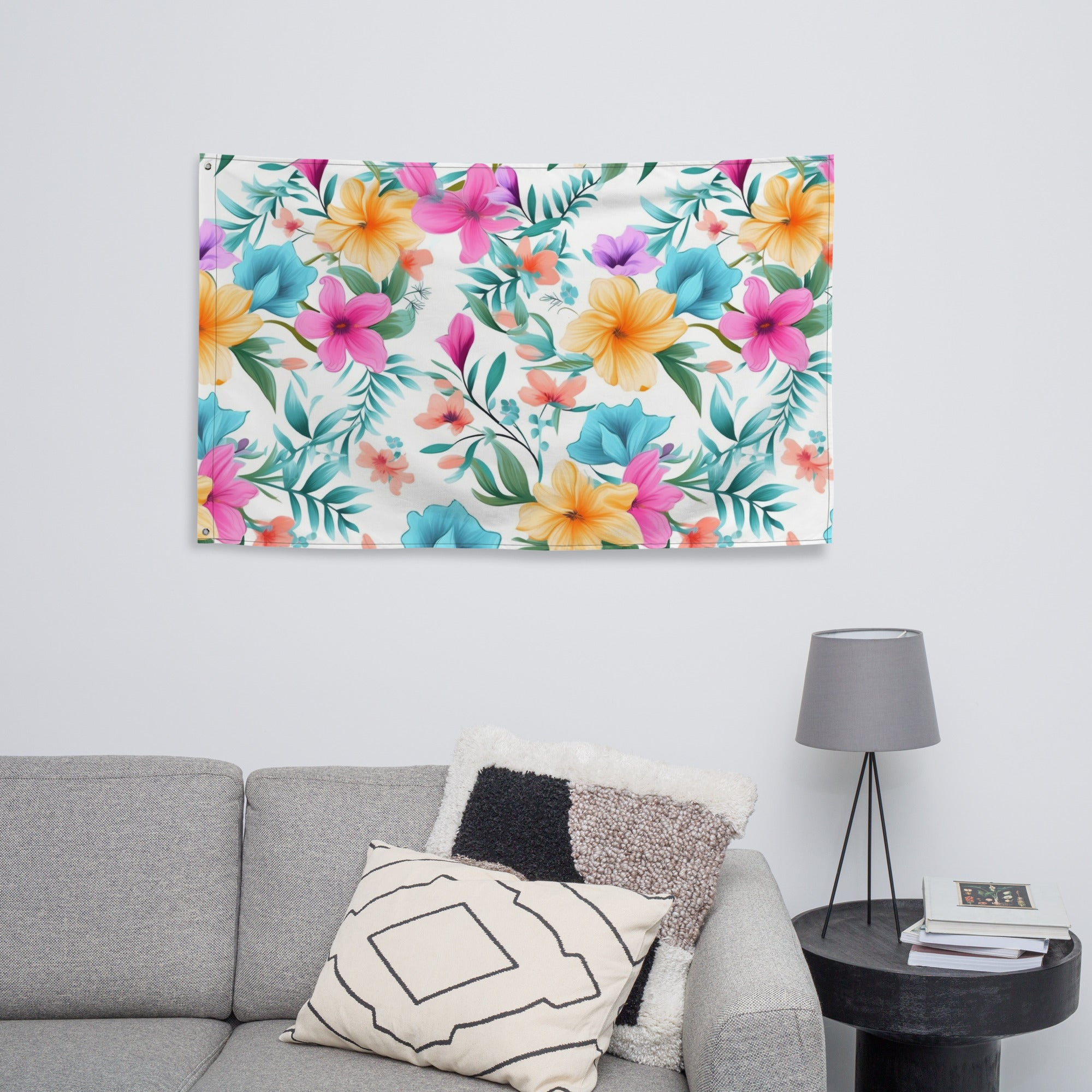 Floral Lover's Flower Enthusiast Wall Hanging Flag