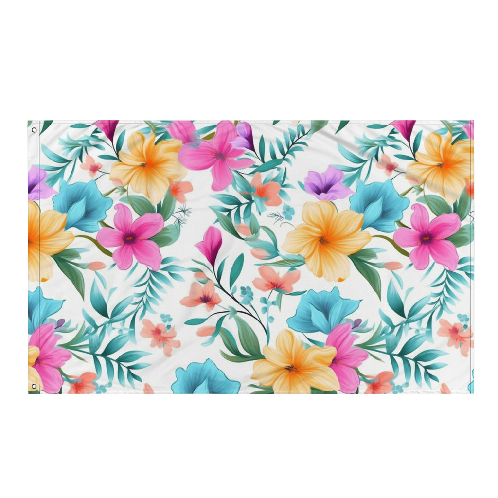 Floral Lover's Flower Enthusiast Wall Hanging Flag
