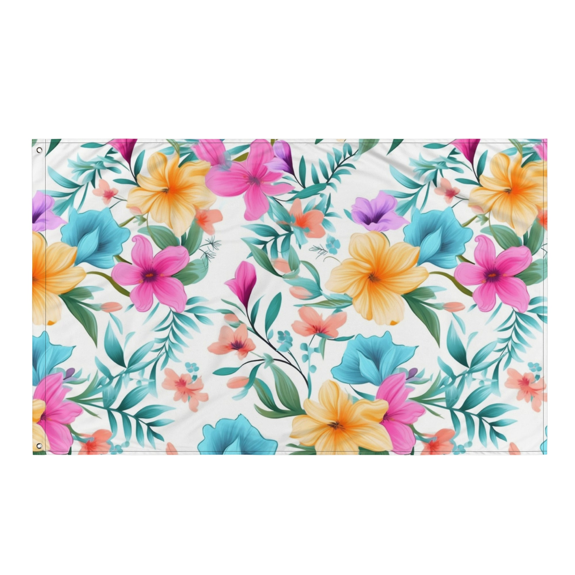 Floral Lover's Flower Enthusiast Wall Hanging Flag