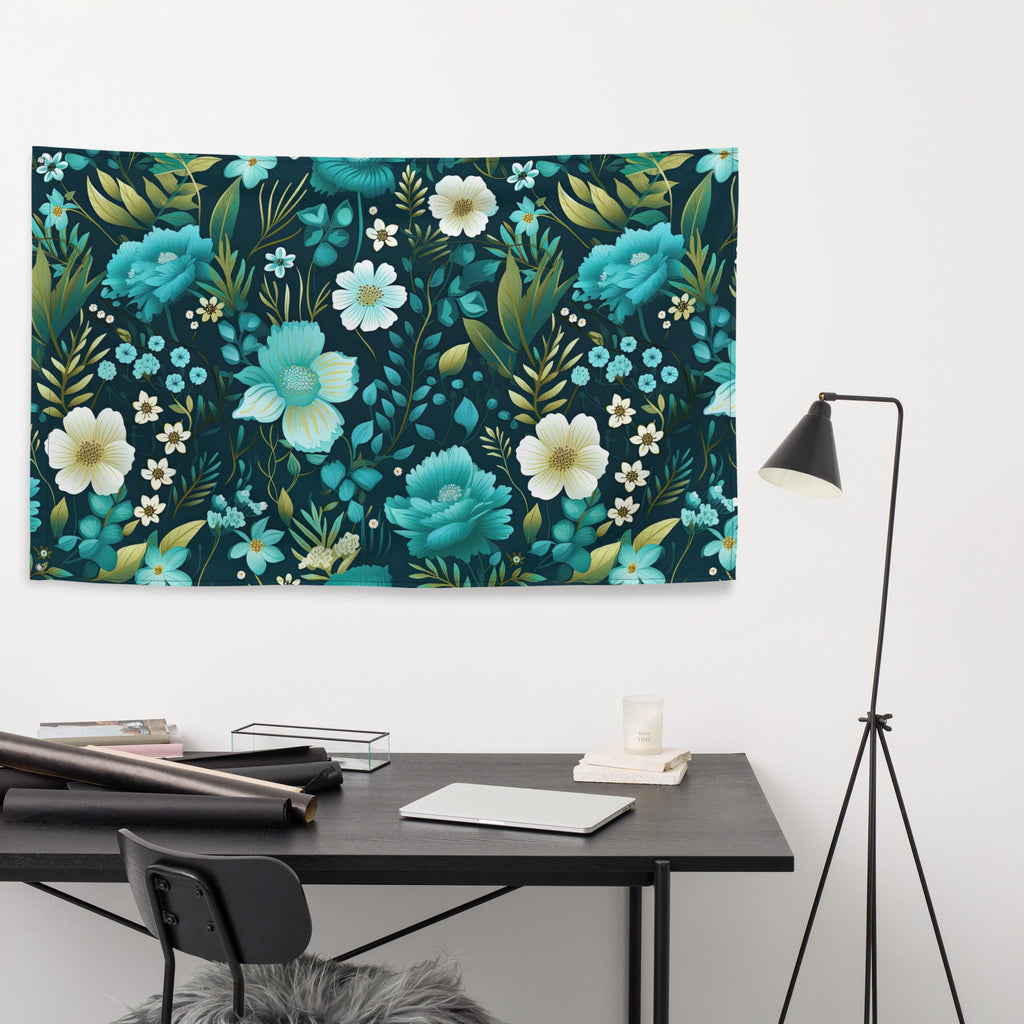 Floral Lover's Flower Enthusiast Wall Hanging Flag