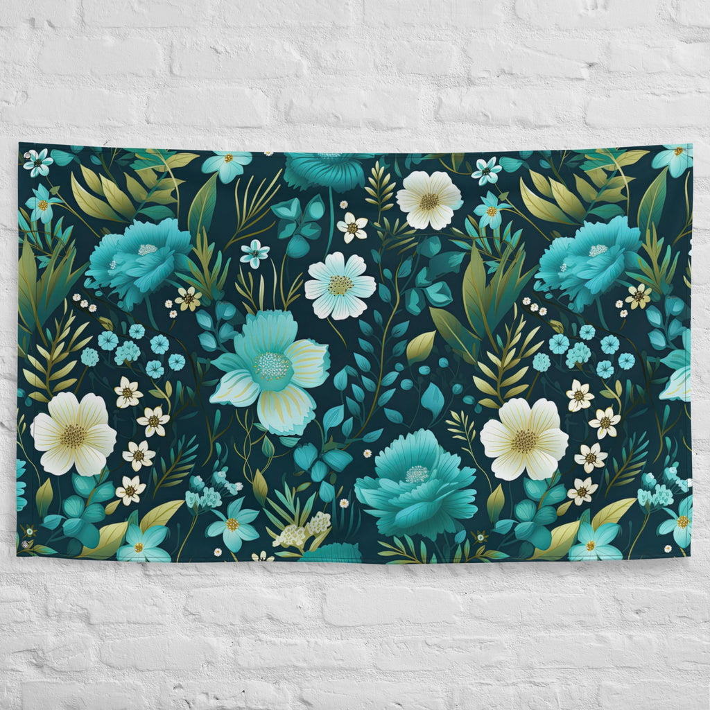 Floral Lover's Flower Enthusiast Wall Hanging Flag