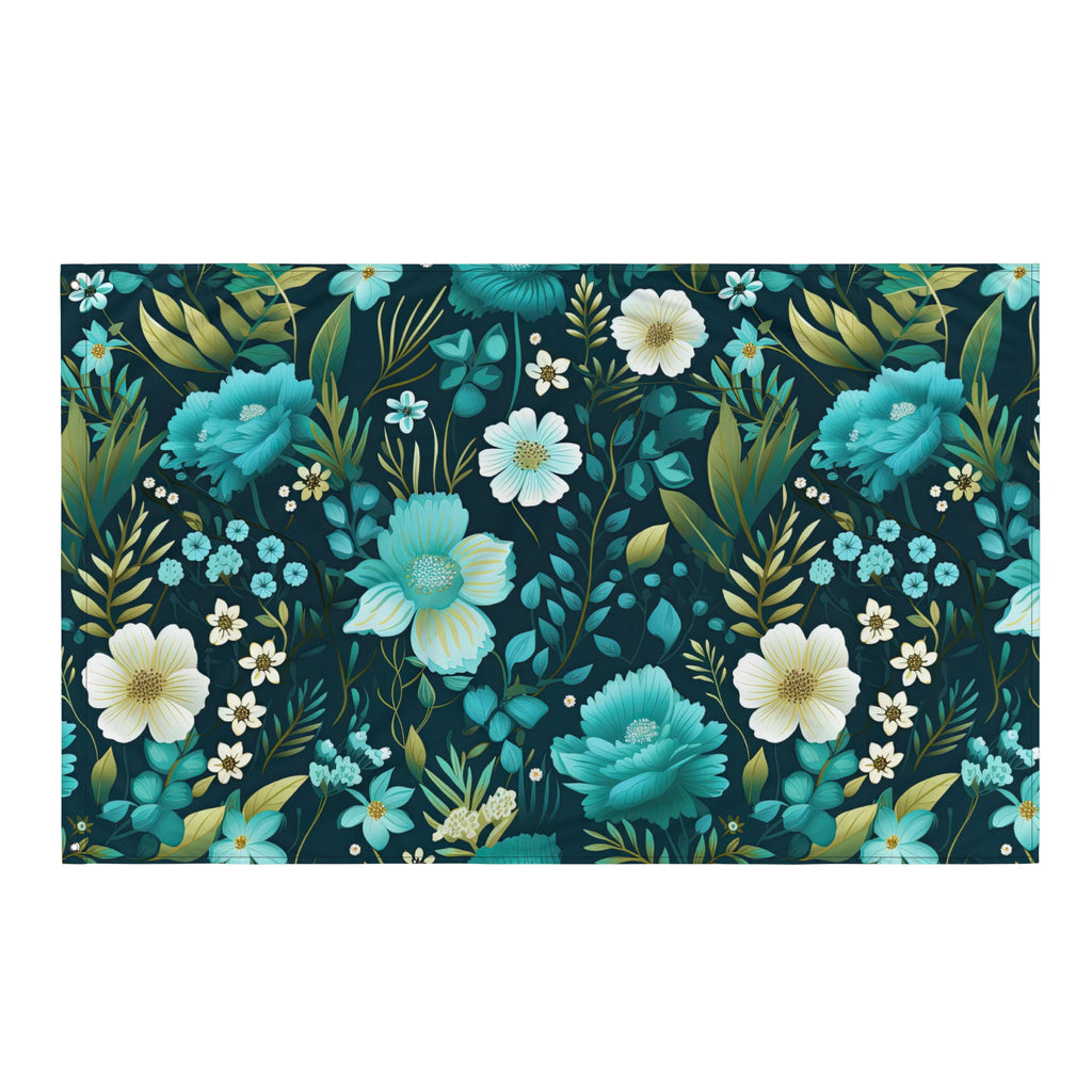 Floral Lover's Flower Enthusiast Wall Hanging Flag