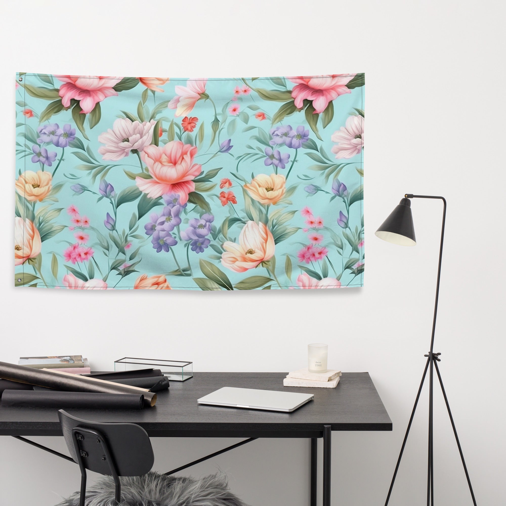 Floral Lover's Flower Enthusiast Wall Hanging Flag