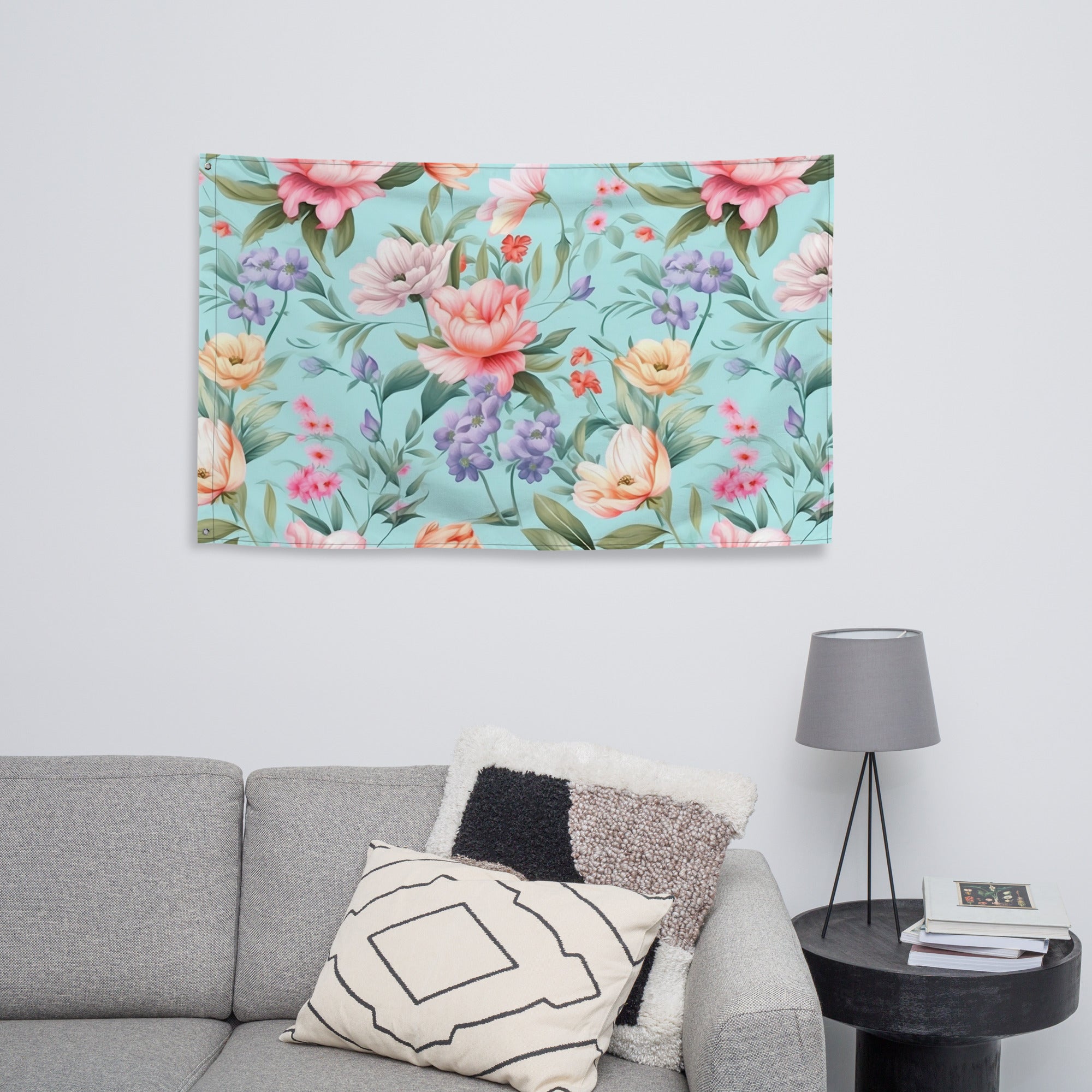 Floral Lover's Flower Enthusiast Wall Hanging Flag