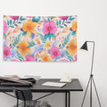 Floral Lover's Flower Enthusiast Wall Hanging Flag
