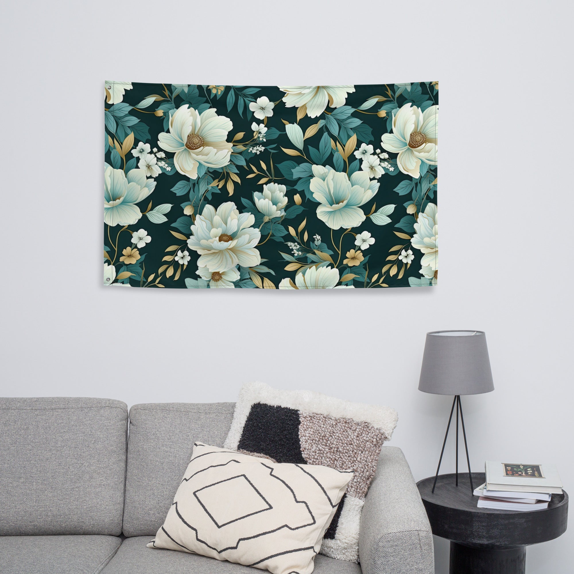 Floral Lover's Flower Enthusiast Wall Hanging Flag