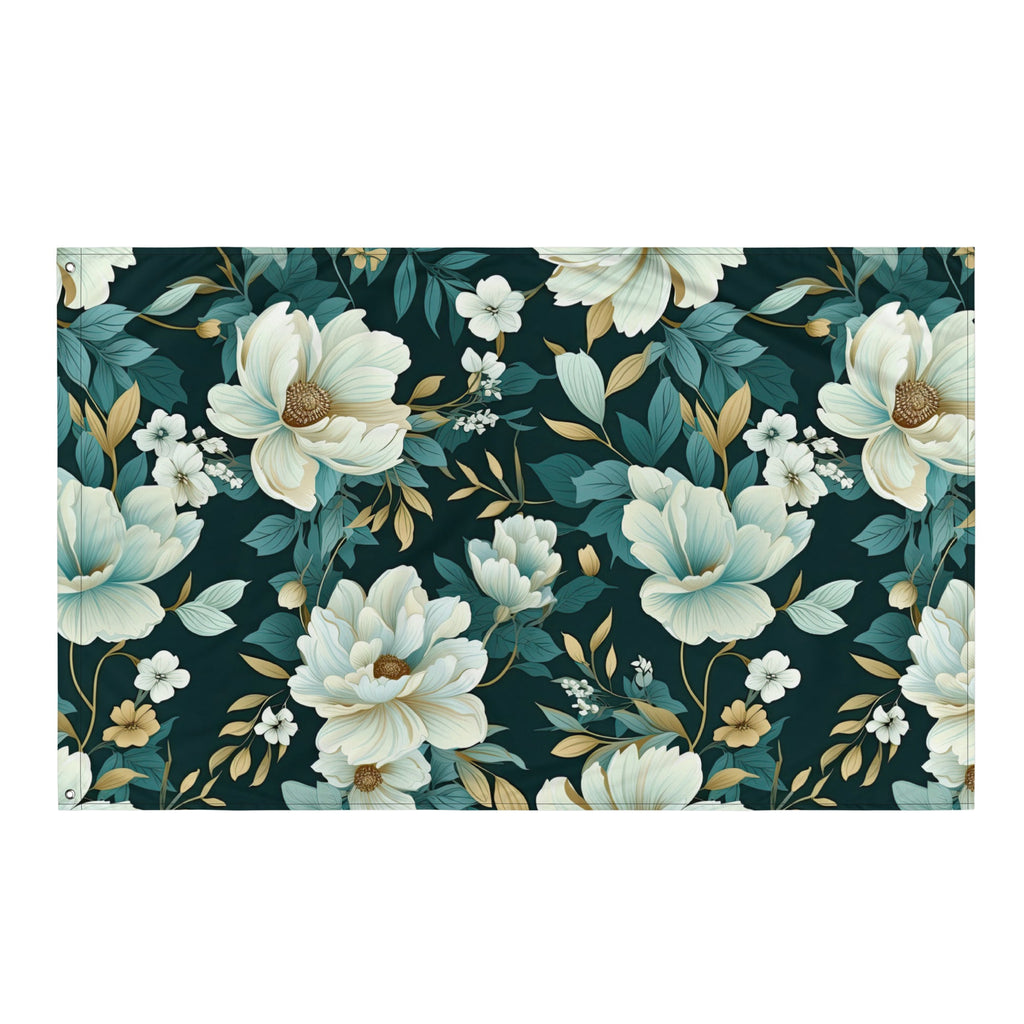 Floral Lover's Flower Enthusiast Wall Hanging Flag