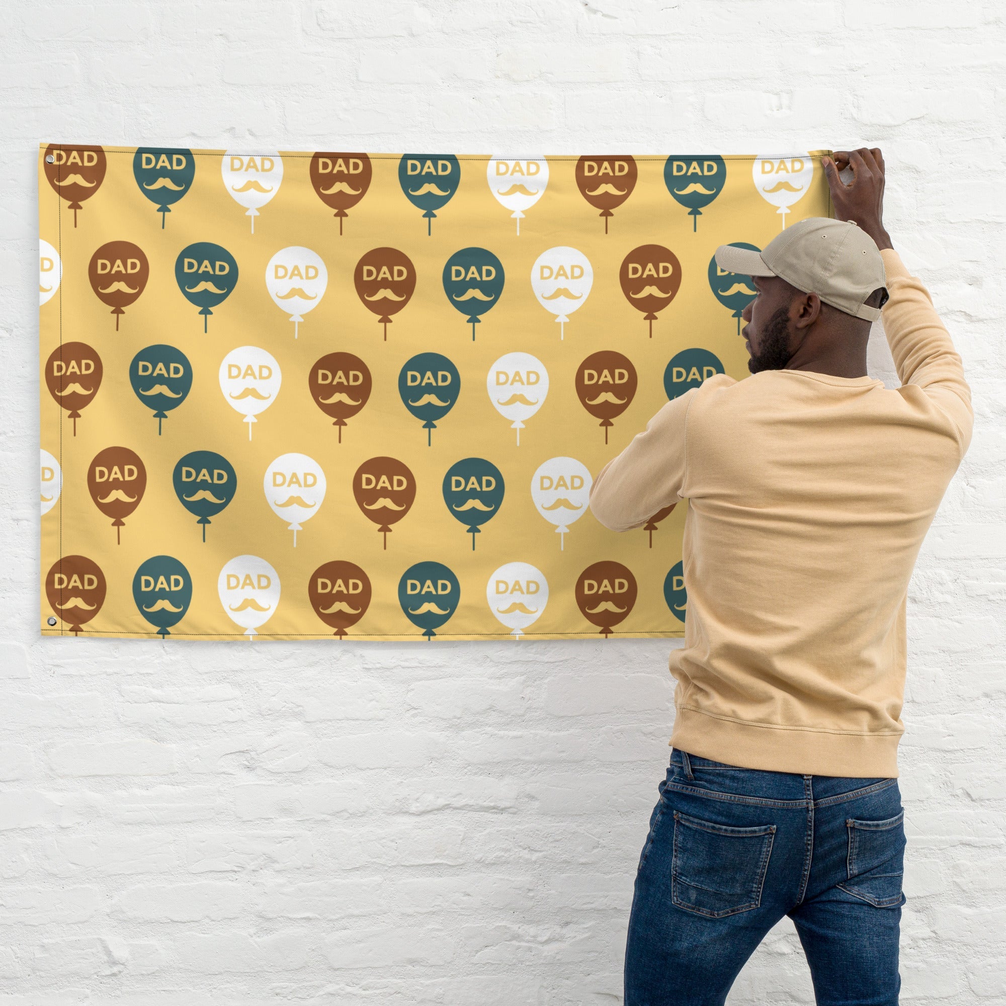 Cool Dad's Charming Yet Practical Wall Hanging Decorative Flag.