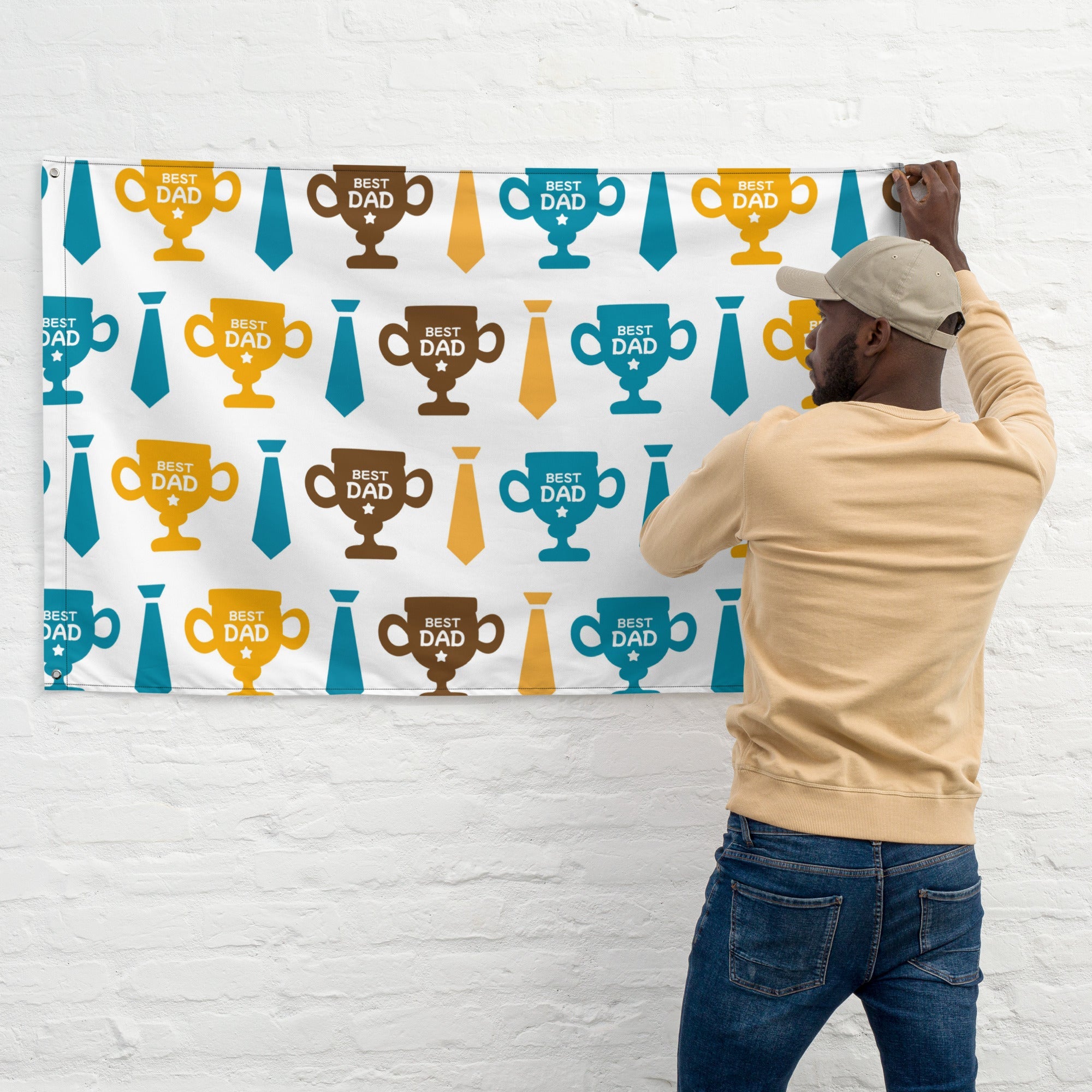 Cool Dad's Charming Yet Practical Wall Hanging Decorative Flag.