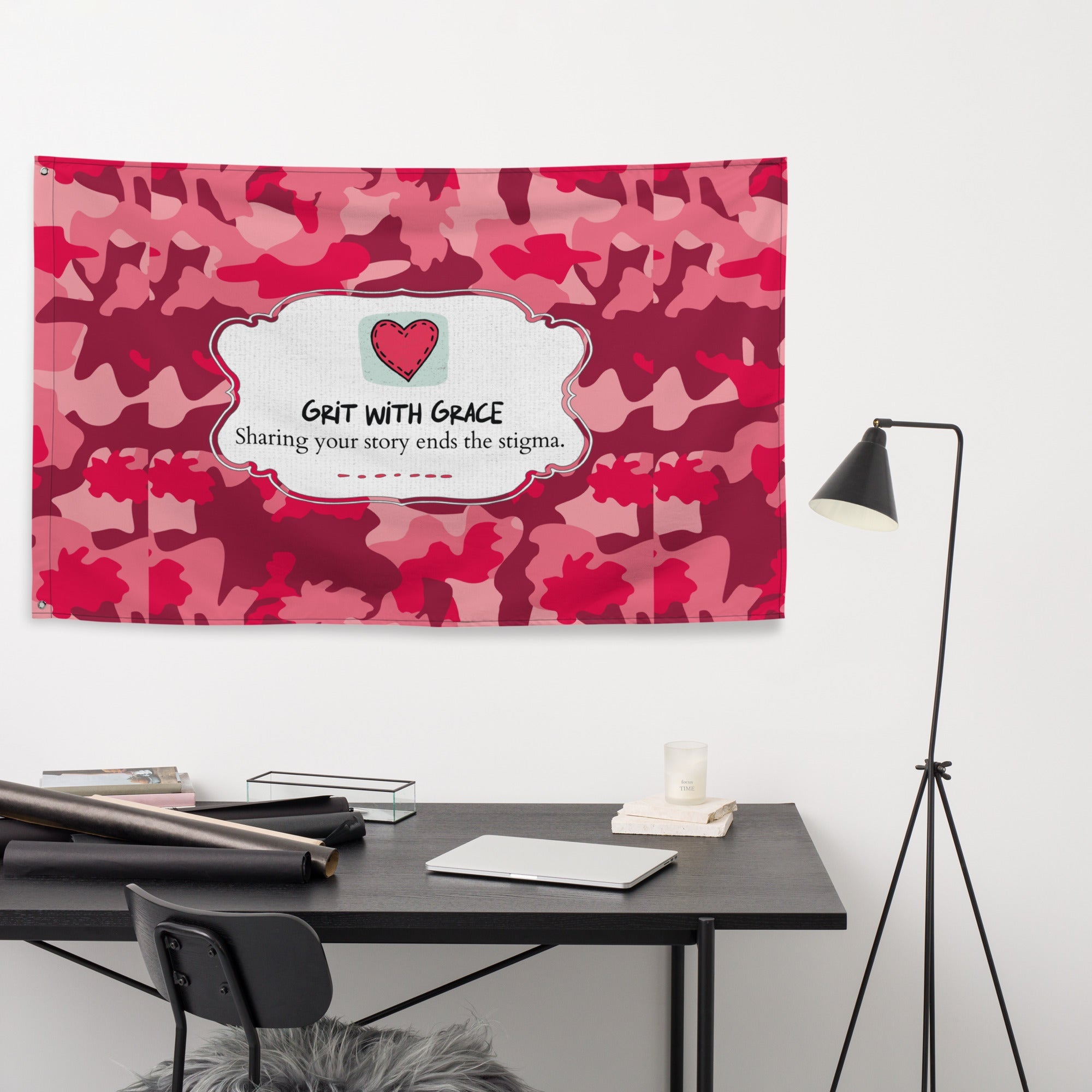 Army Enthusiast Camouflage Flag