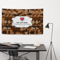 Army Enthusiast Camouflage Flag