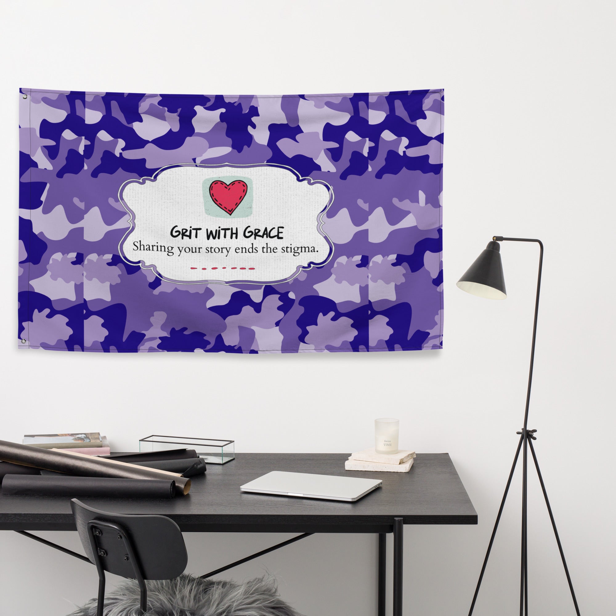 Army Enthusiast Camouflage Flag