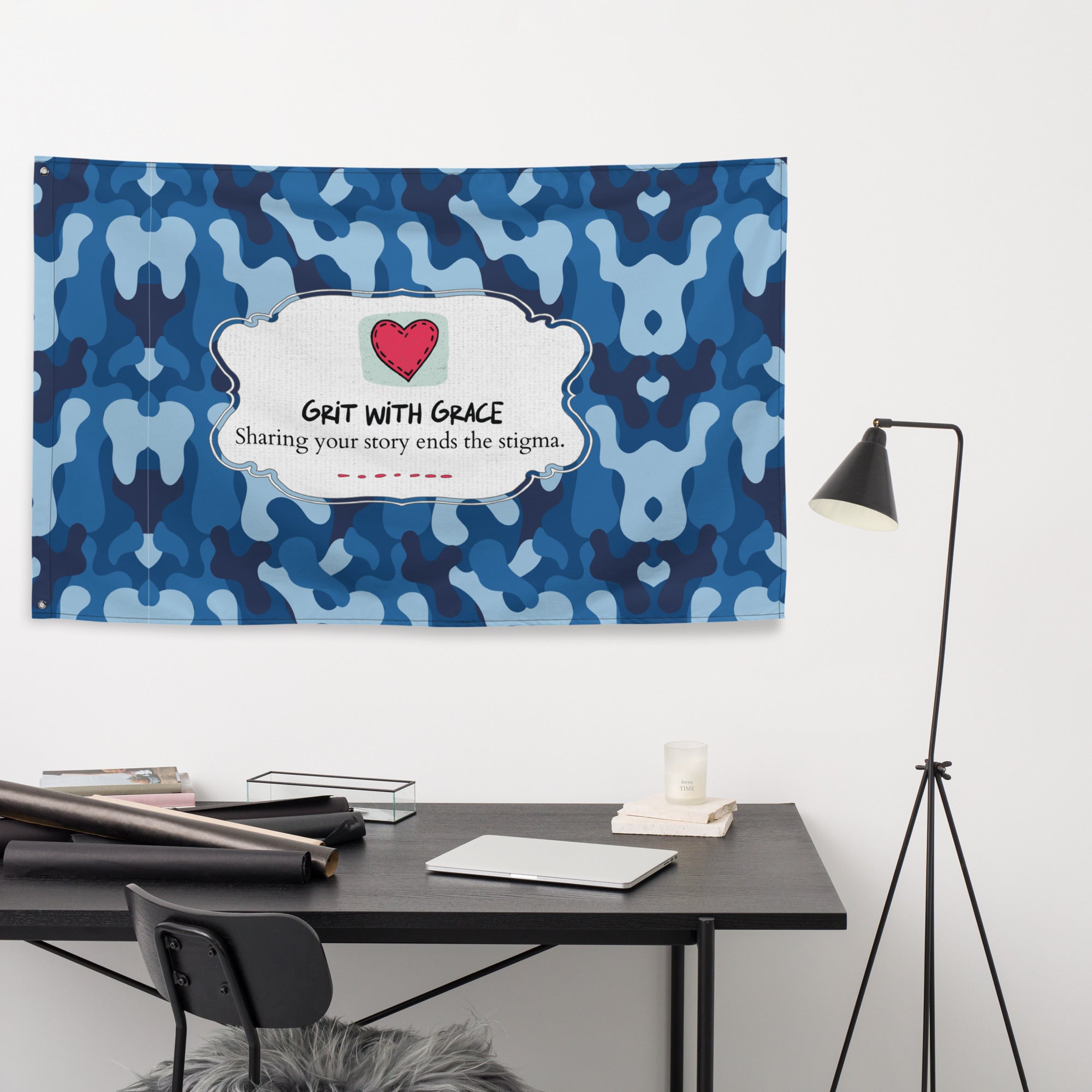 Army Enthusiast Camouflage Flag