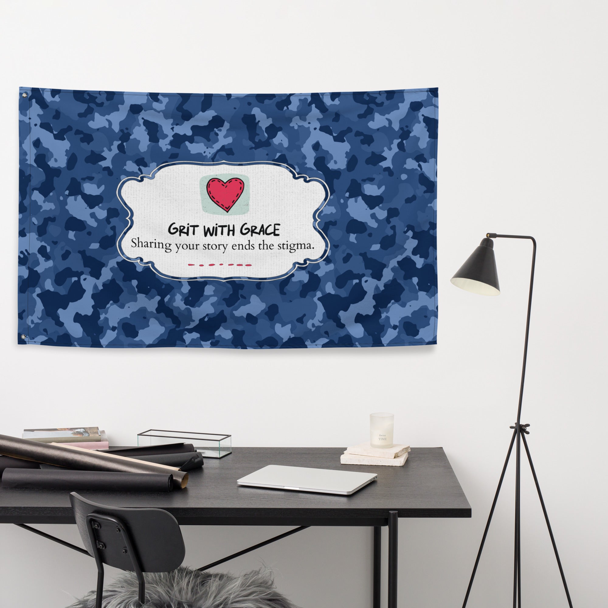Army Enthusiast Camouflage Flag