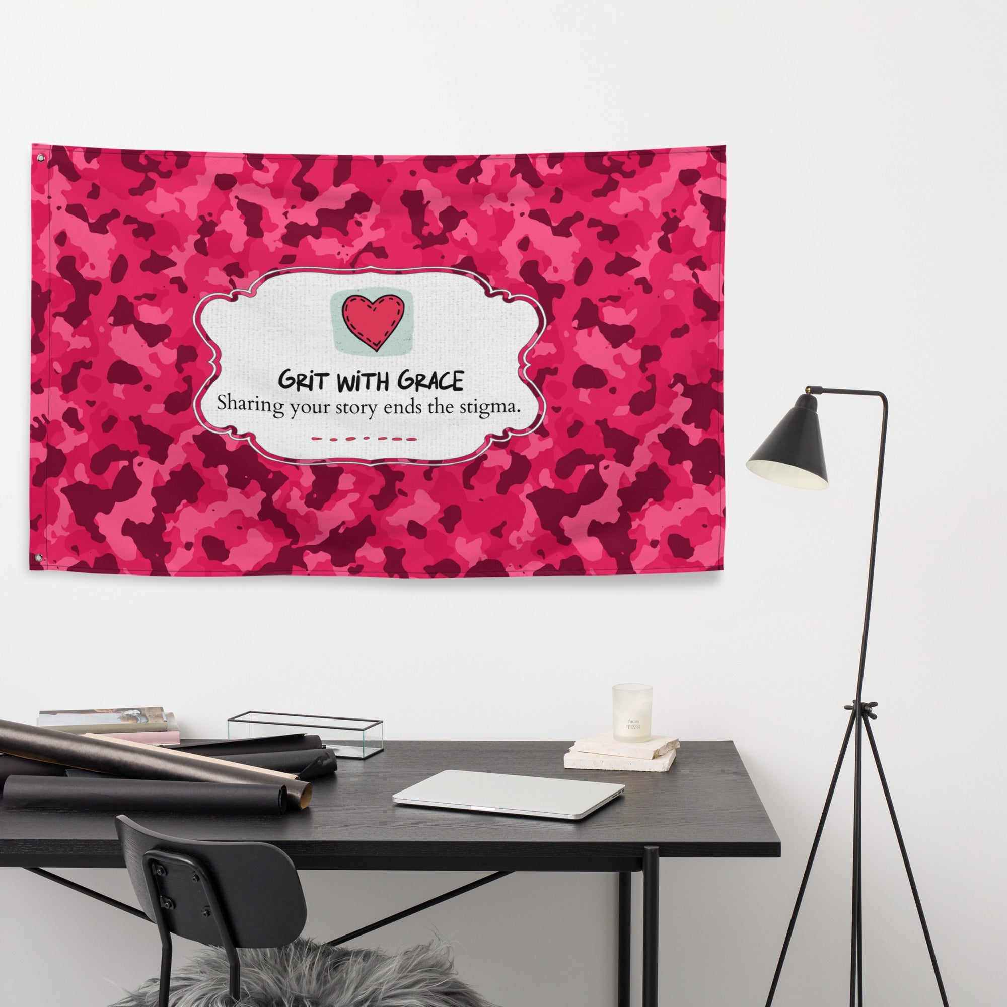 Army Enthusiast Camouflage Flag