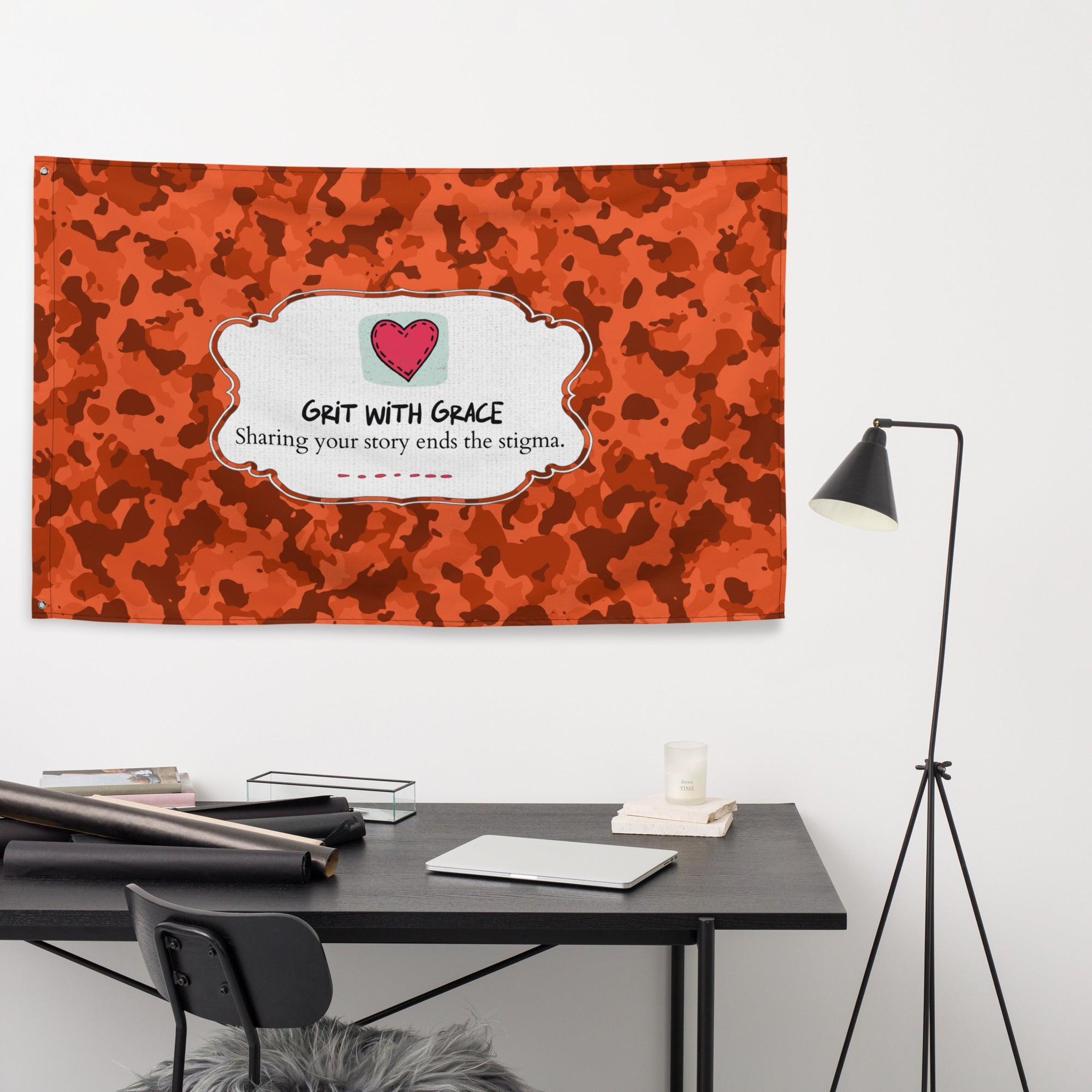 Army Enthusiast Camouflage Flag