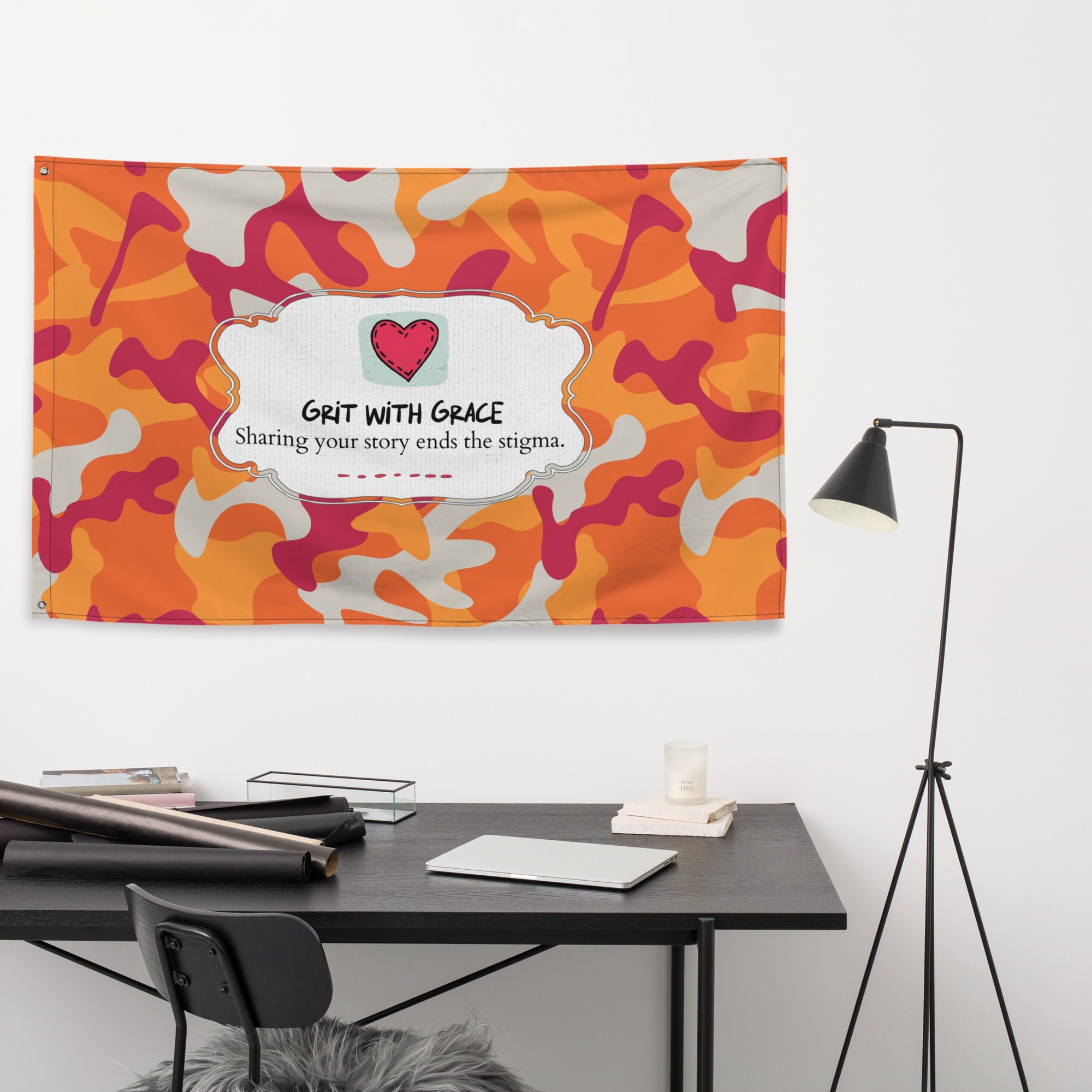 Army Enthusiast Camouflage Flag