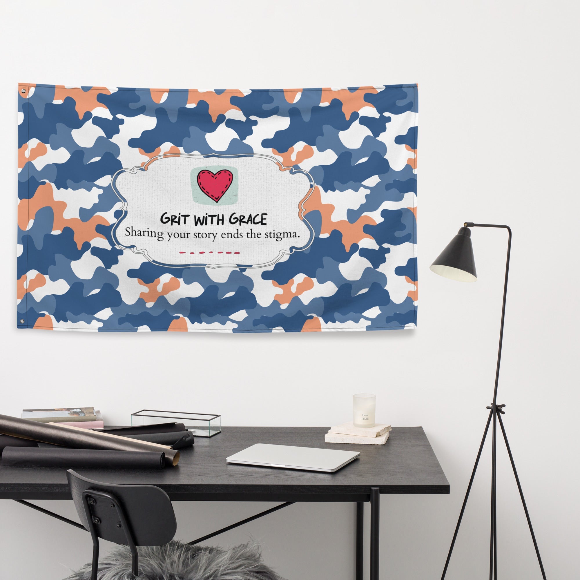 Army Enthusiast Camouflage Flag