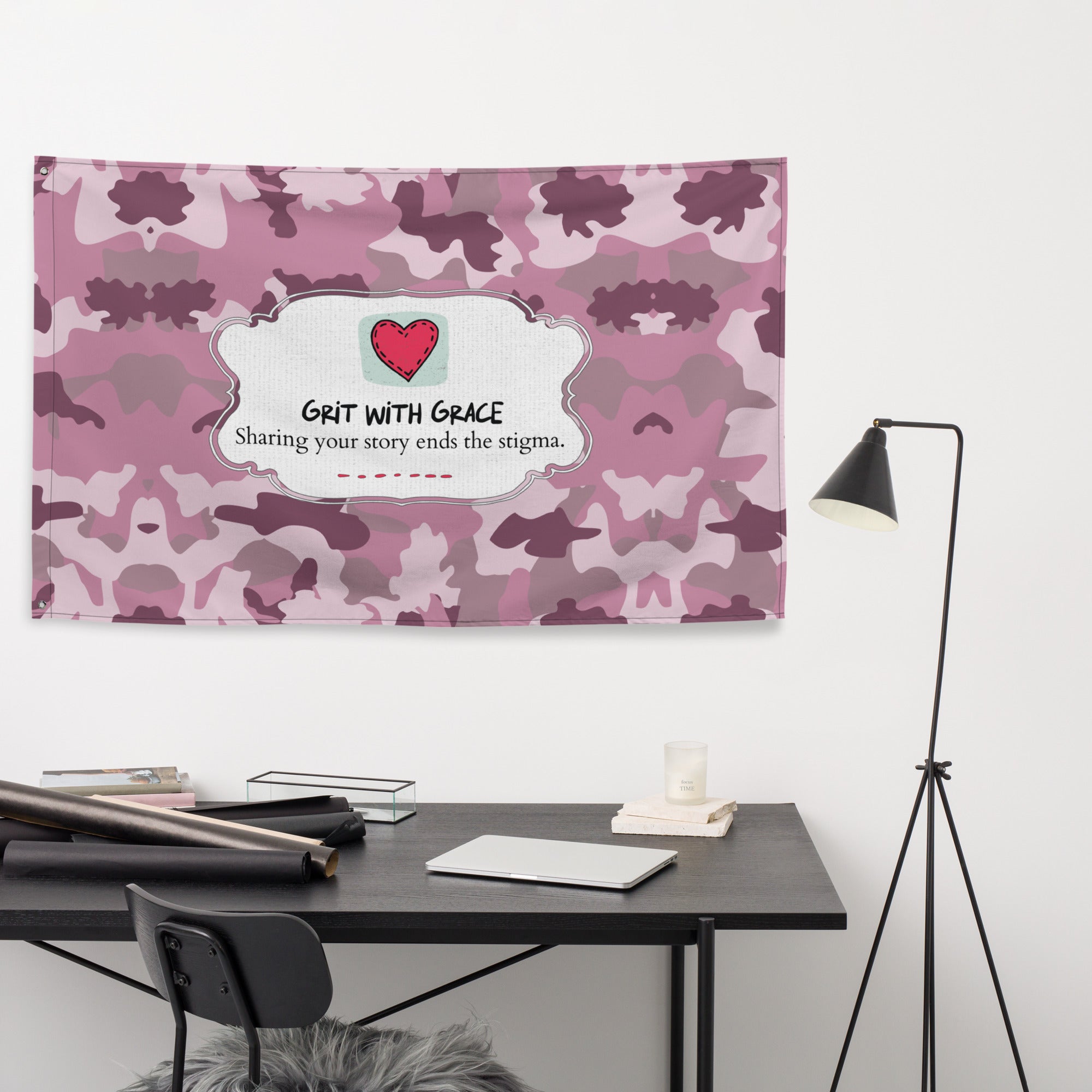 Army Enthusiast Camouflage Flag