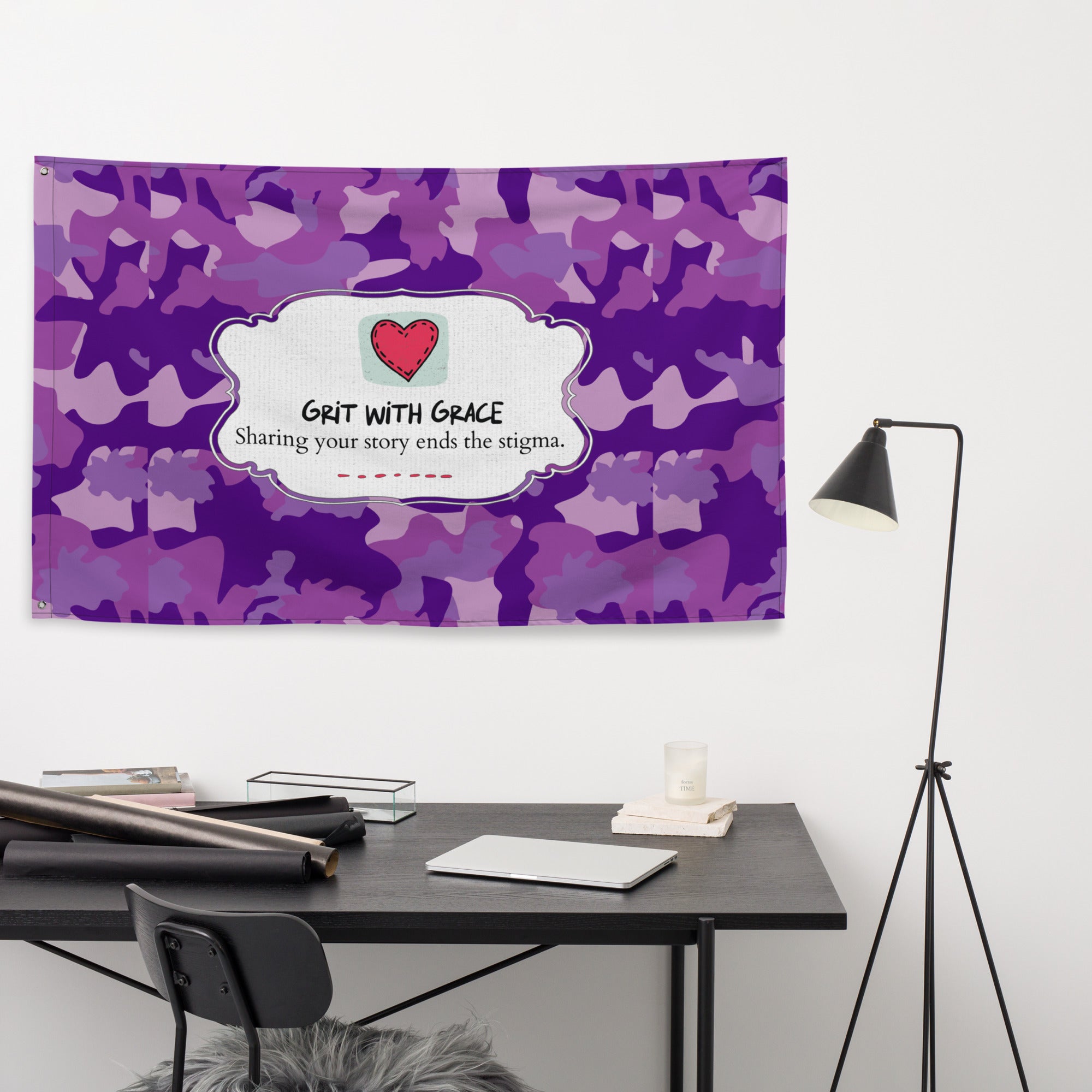Army Enthusiast Camouflage Flag