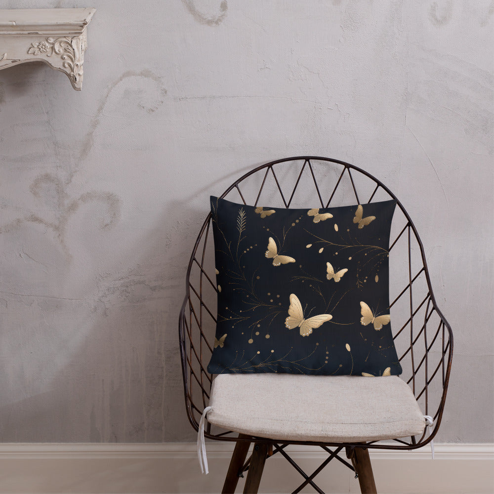 Butterfly Lover's Decorative Yet Comfortable Premium Pillow