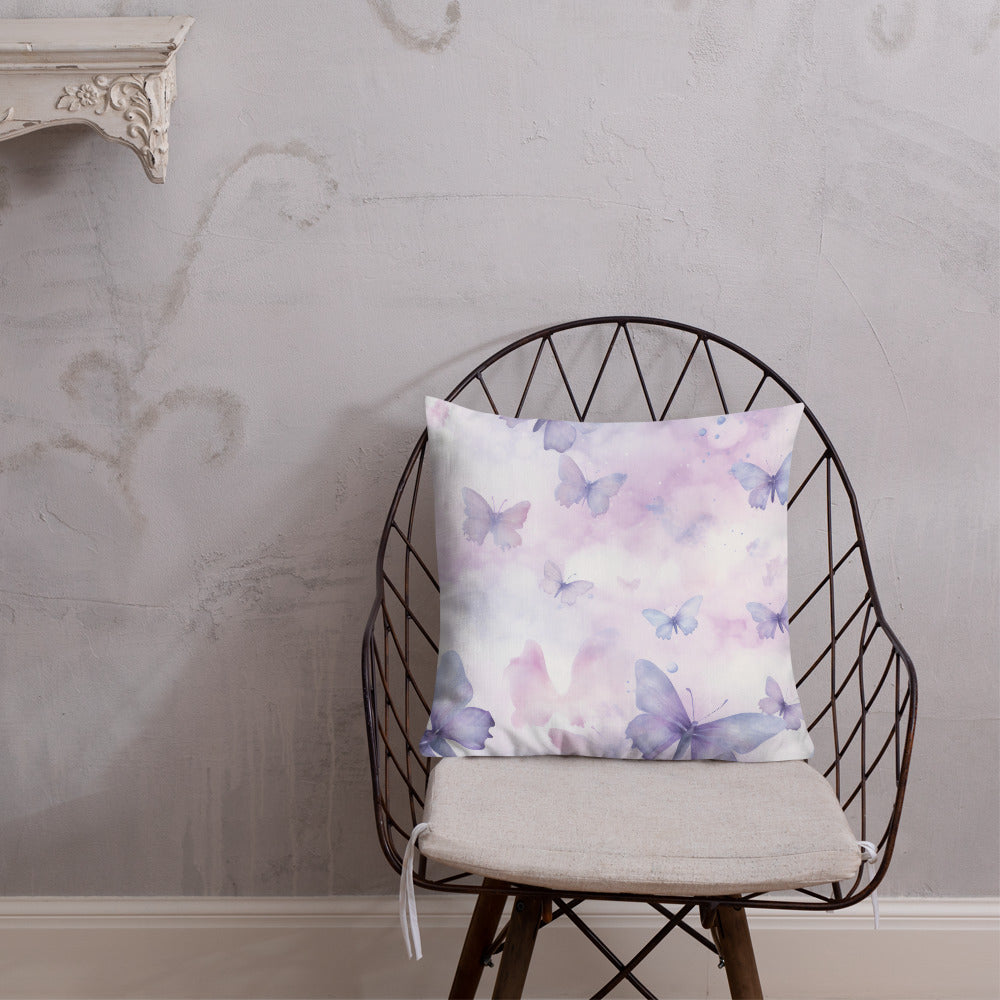 Butterfly Lover's Decorative Yet Comfortable Premium Pillow