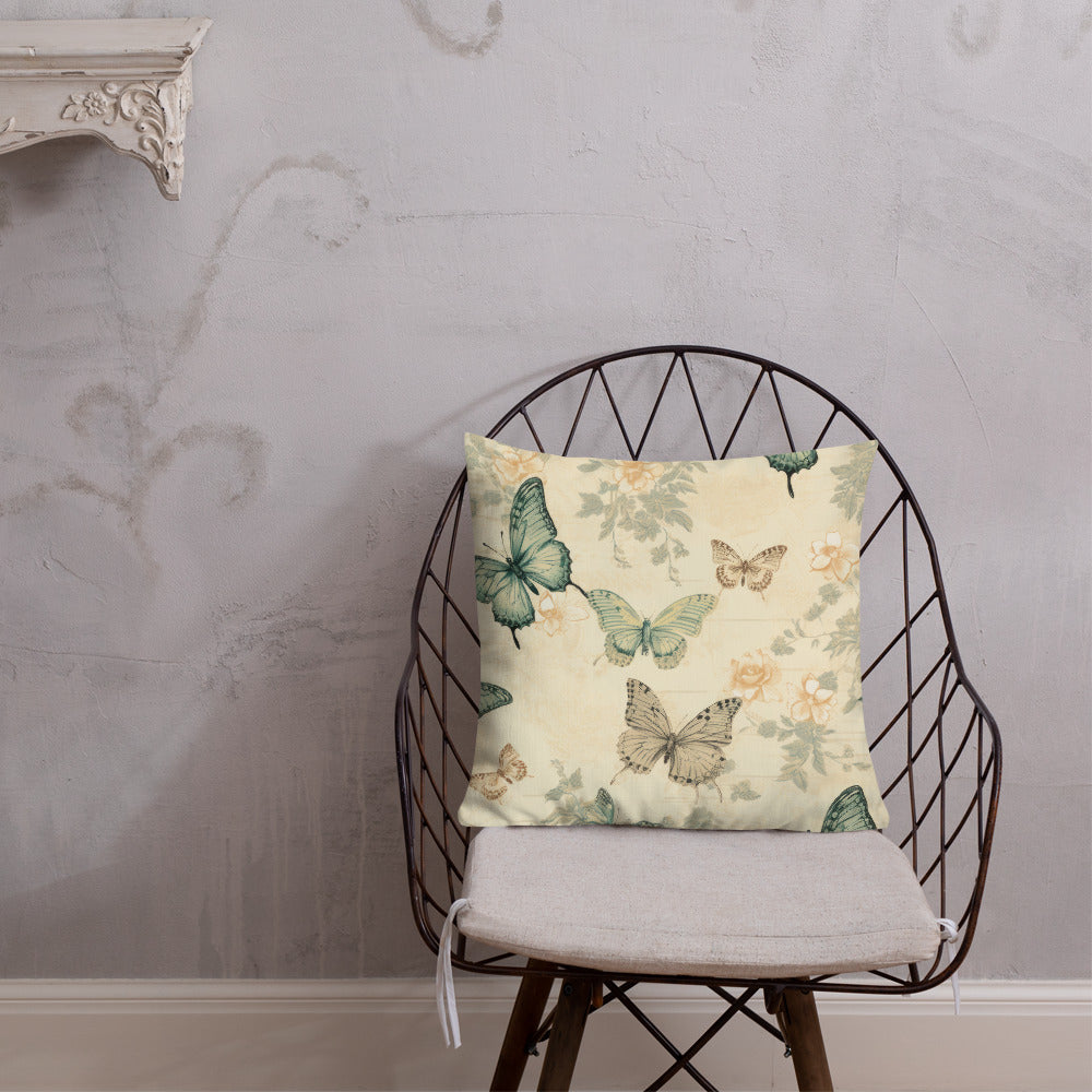Butterfly Lover's Decorative Yet Comfortable Premium Pillow