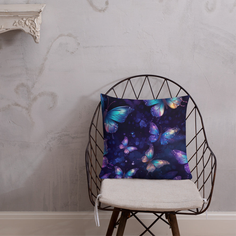 Butterfly Lover's Decorative Yet Comfortable Premium Pillow