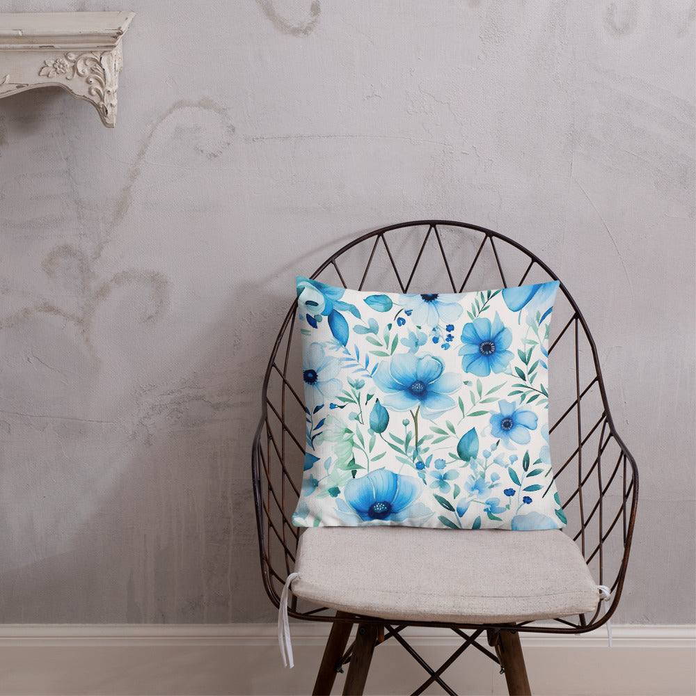 Floral Lover's Botanical Throw Pillow