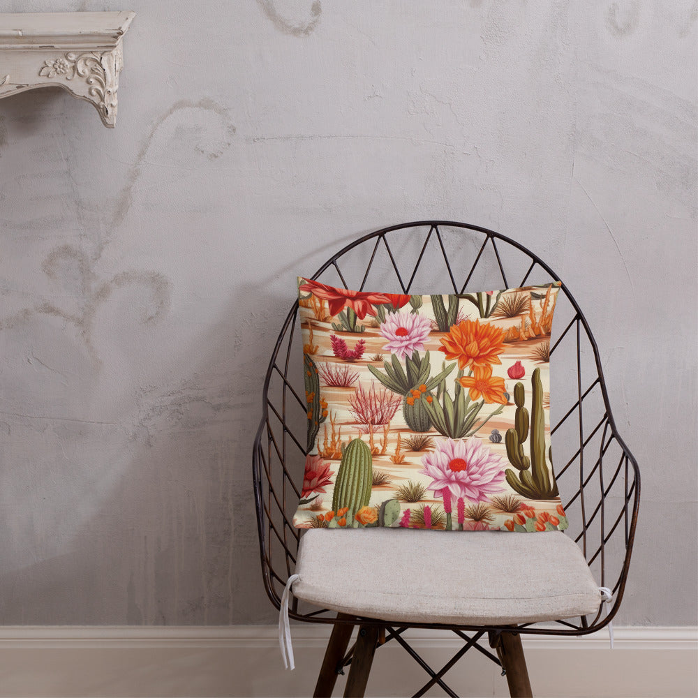 Floral Lover's Botanical Throw Pillow