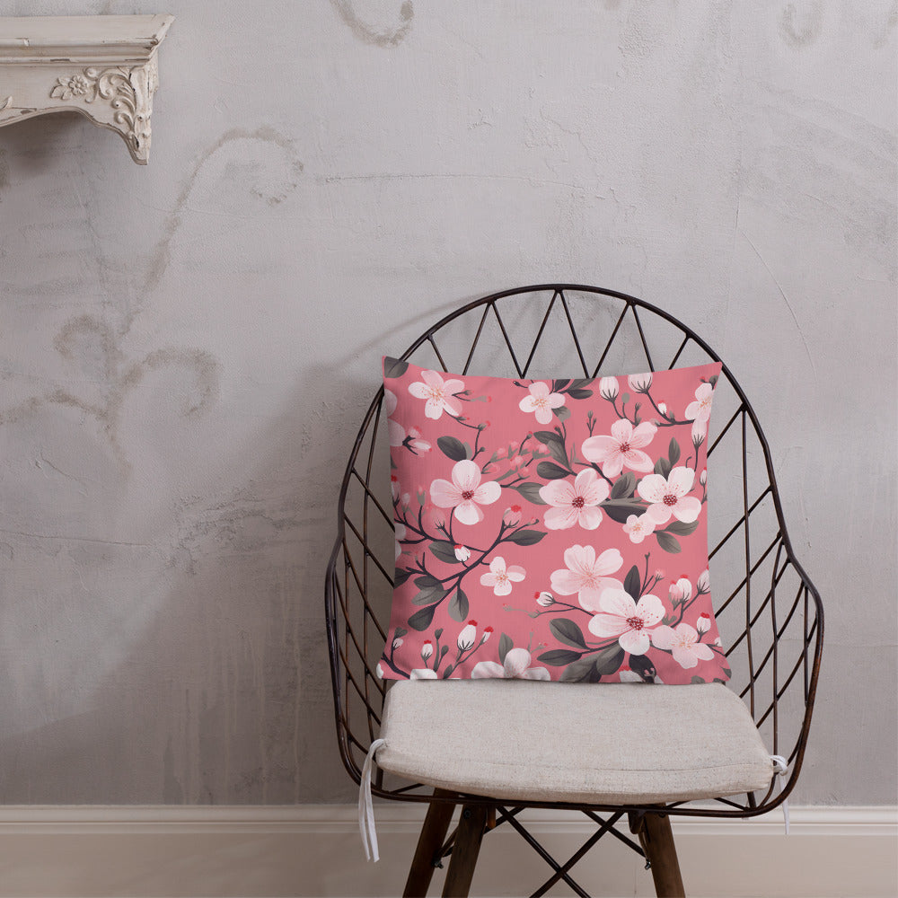 Floral Lover's Botanical Throw Pillow