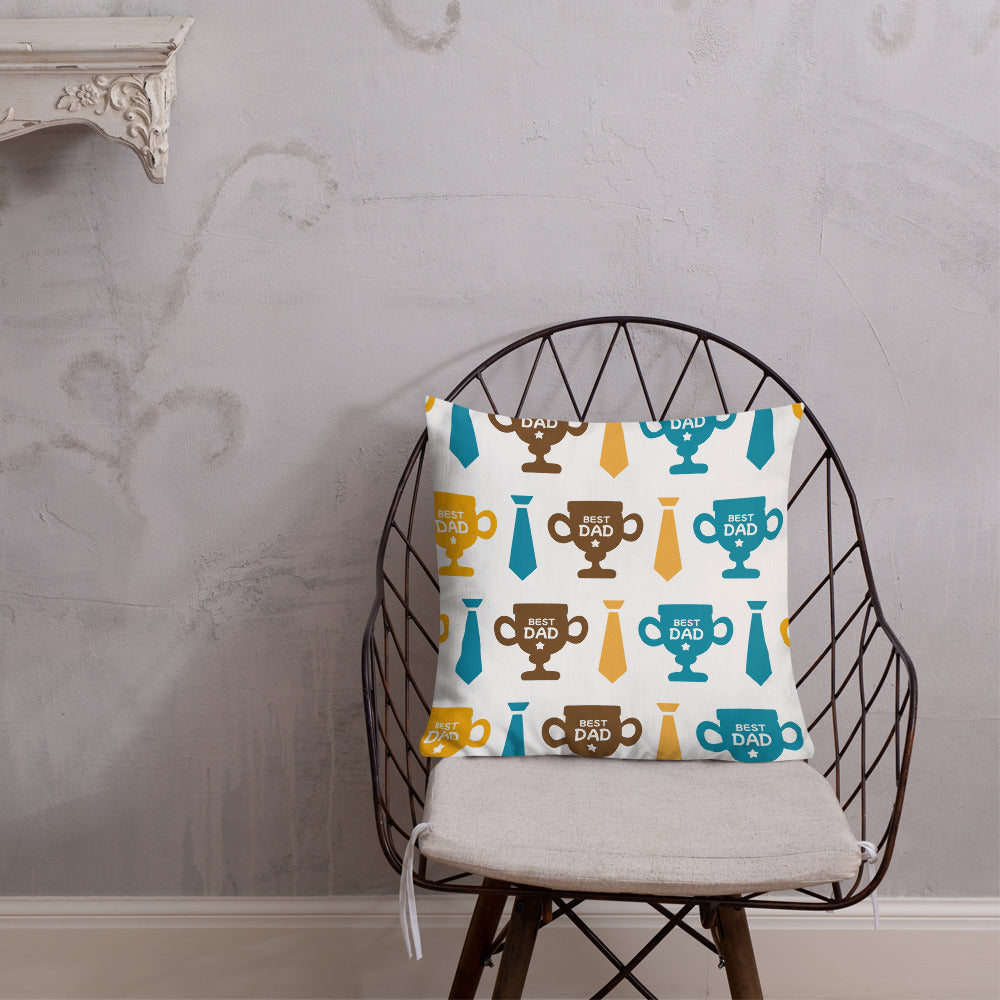 Cool Dad's Fashionably Decorative Throw Pillow