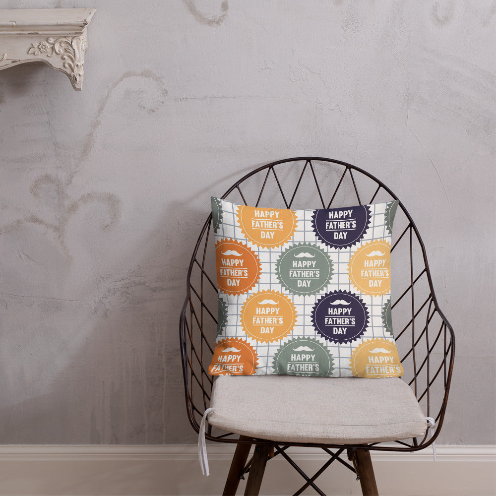 Cool Dad's Fashionably Decorative Throw Pillow