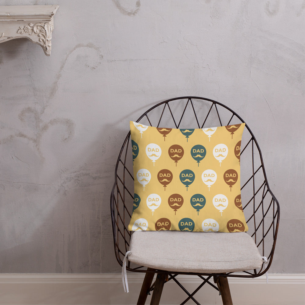 Cool Dad's Fashionably Decorative Throw Pillow