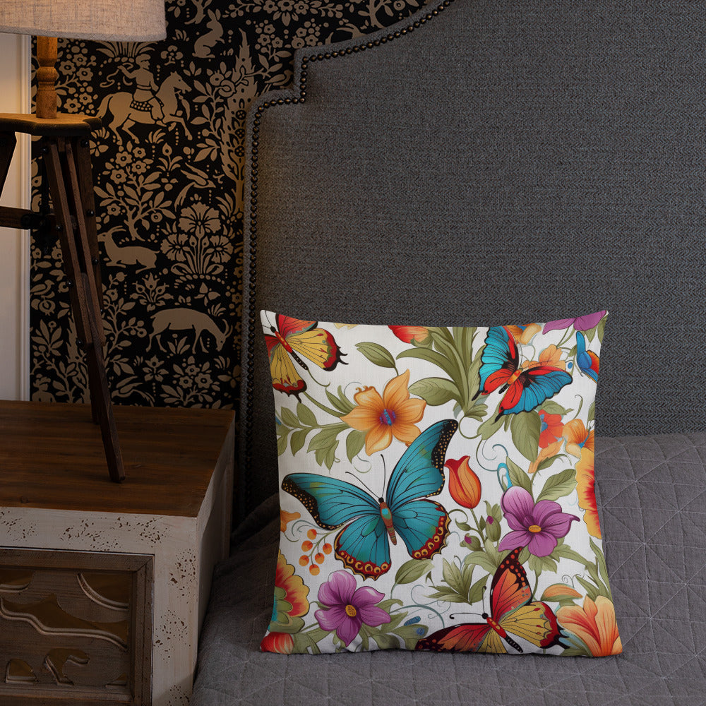 Butterfly Lover's Decorative Yet Comfortable Premium Pillow