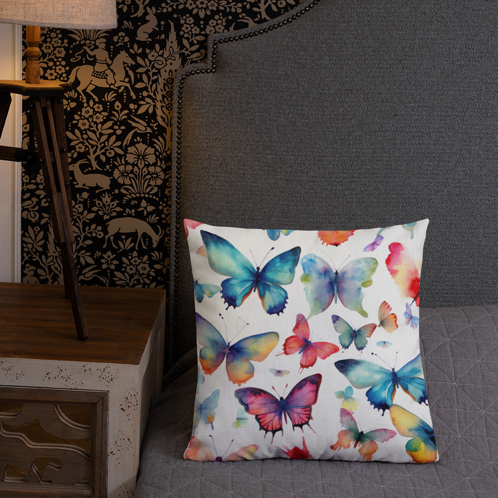 Butterfly Lover's Decorative Yet Comfortable Premium Pillow