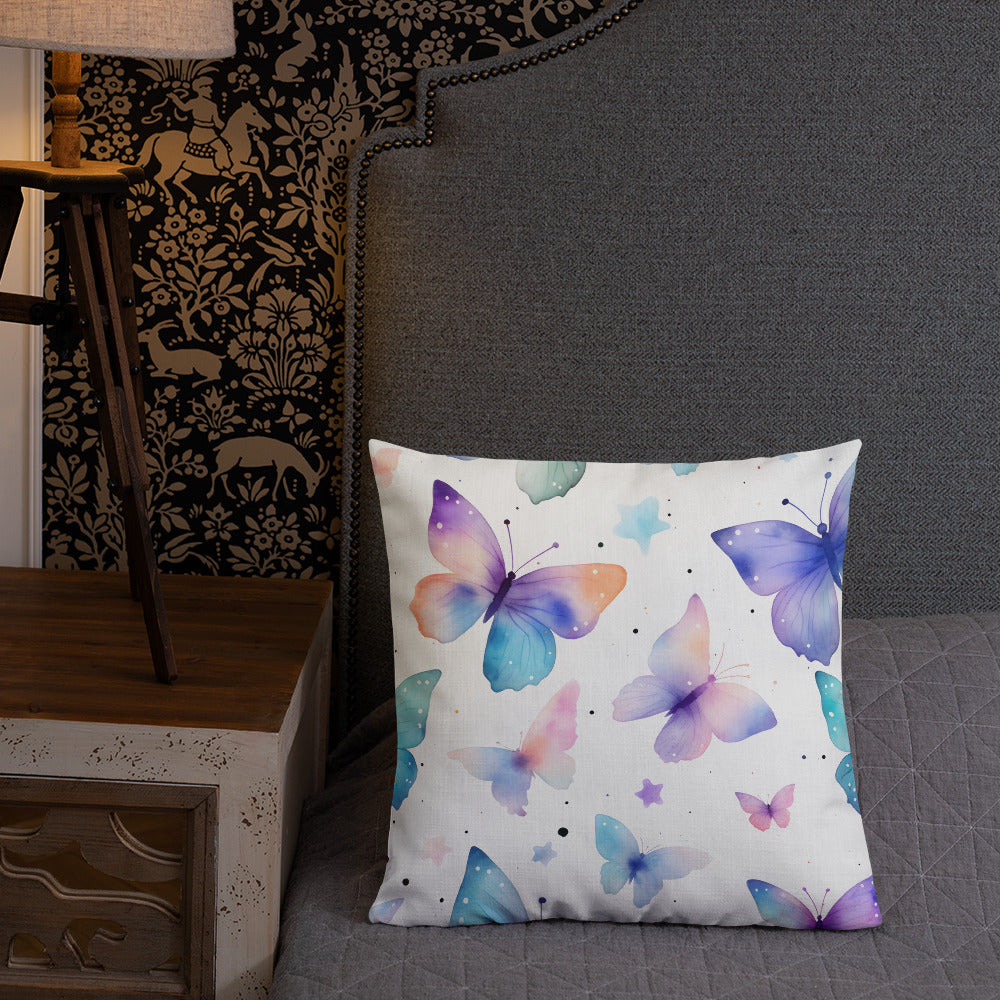 Butterfly Lover's Decorative Yet Comfortable Premium Pillow