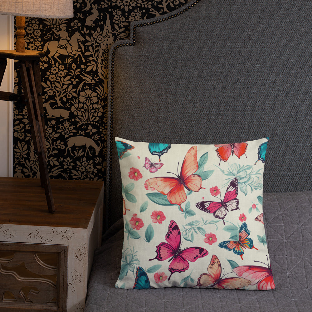 Butterfly Lover's Decorative Yet Comfortable Premium Pillow