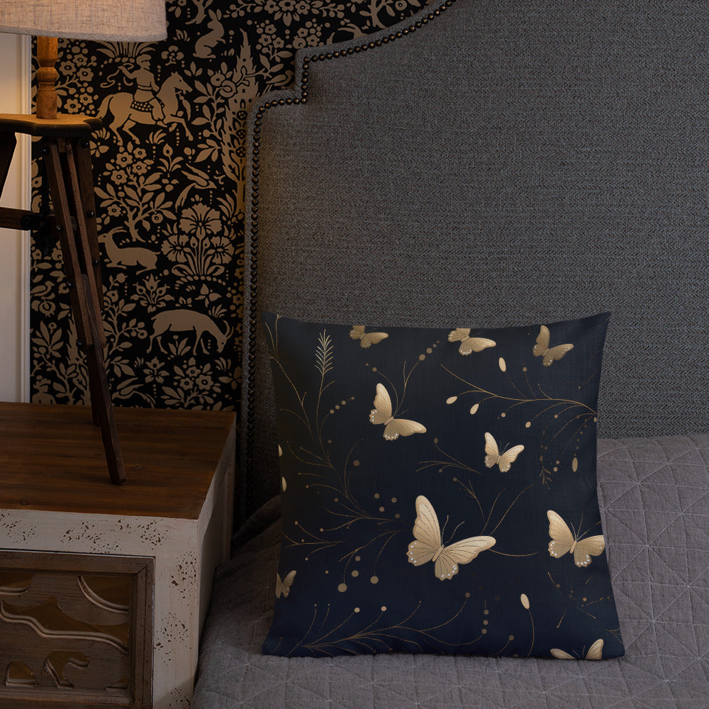Butterfly Lover's Decorative Yet Comfortable Premium Pillow