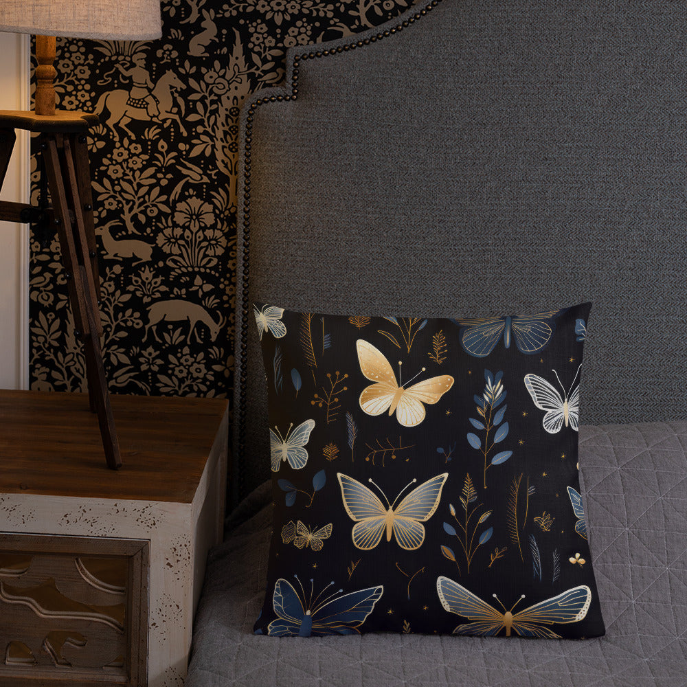 Butterfly Lover's Decorative Yet Comfortable Premium Pillow