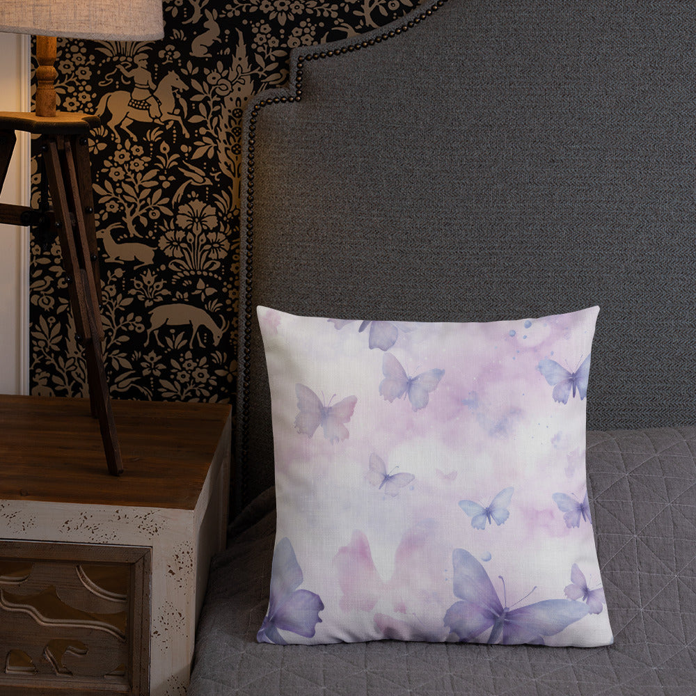 Butterfly Lover's Decorative Yet Comfortable Premium Pillow