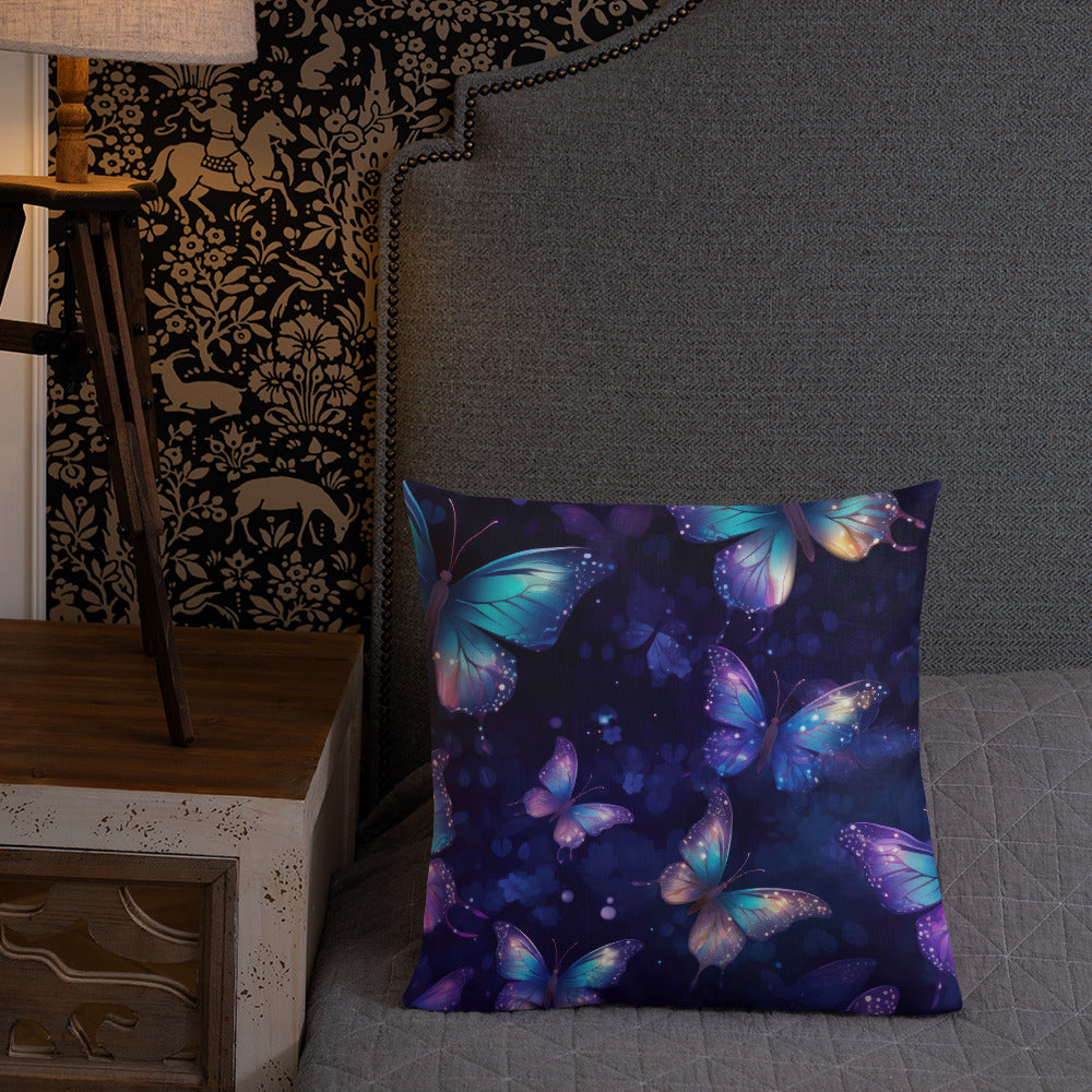 Butterfly Lover's Decorative Yet Comfortable Premium Pillow