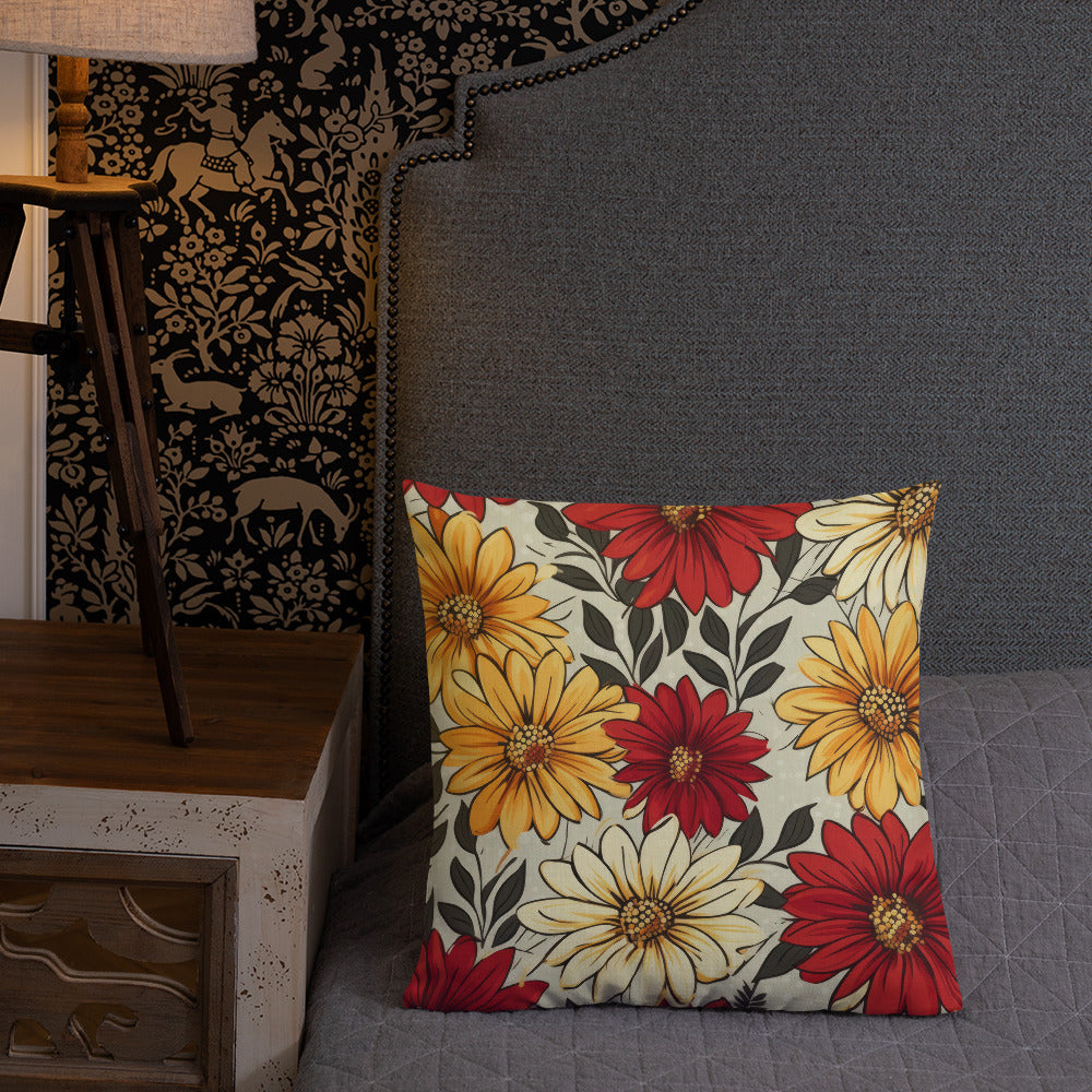 Floral Lover's Botanical Throw Pillow