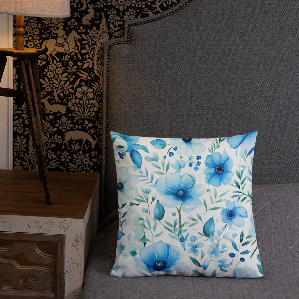 Floral Lover's Botanical Throw Pillow