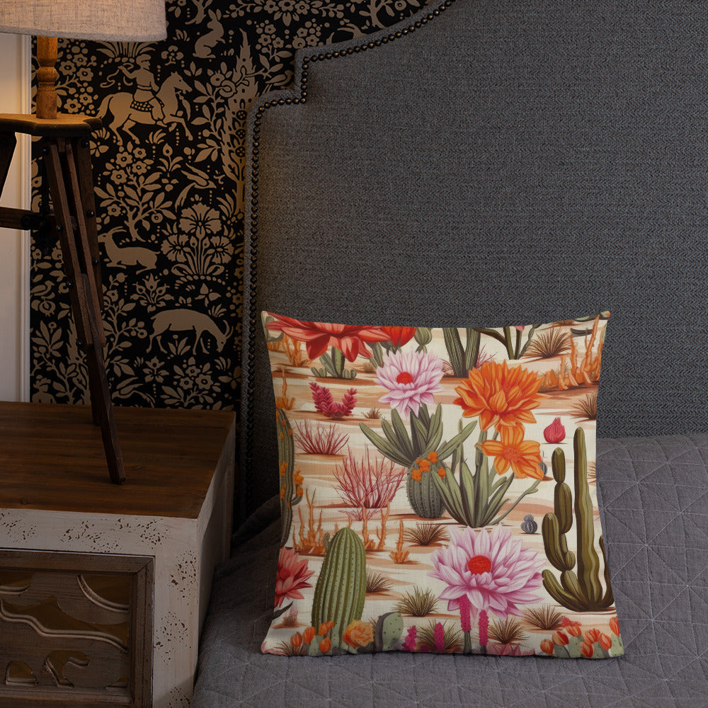 Floral Lover's Botanical Throw Pillow