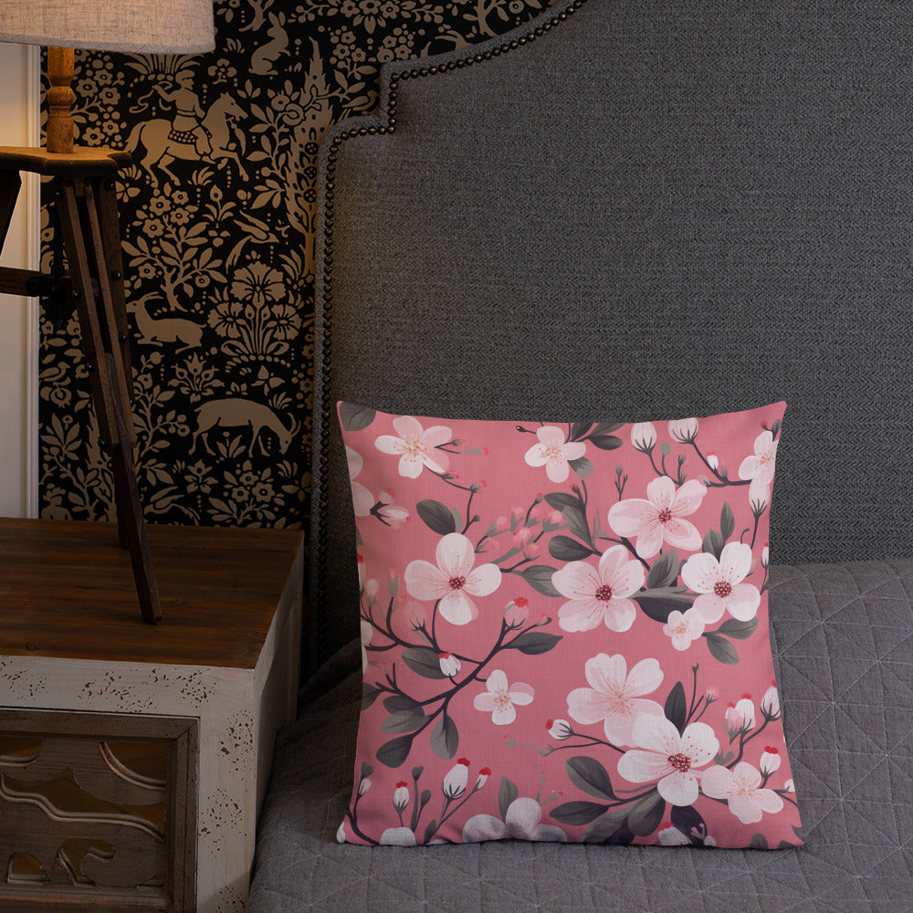 Floral Lover's Botanical Throw Pillow