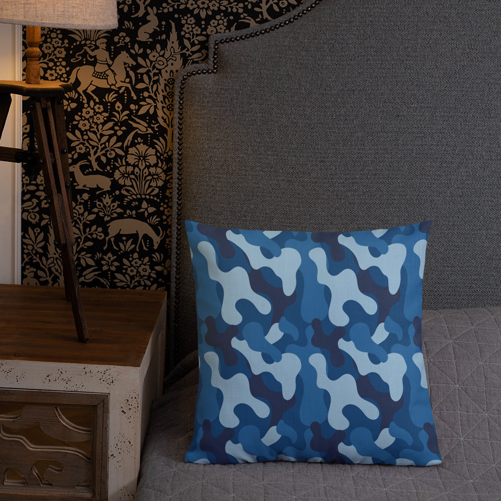 Army Enthusiast Camouflage Premium Throw Pillow