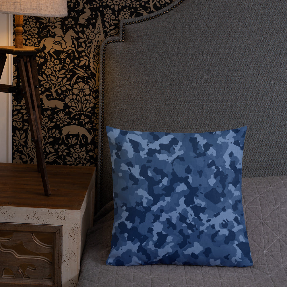 Army Enthusiast Camouflage Premium Throw Pillow