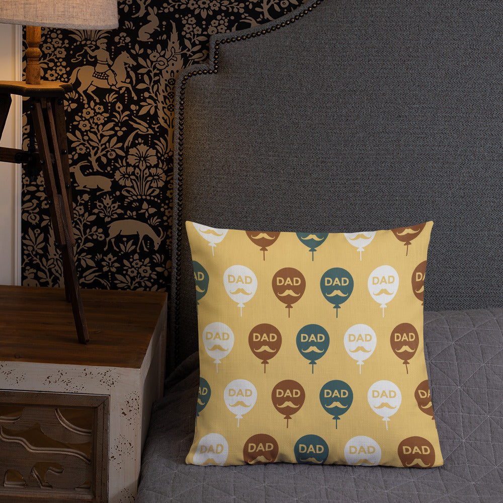 Cool Dad's Fashionably Decorative Throw Pillow